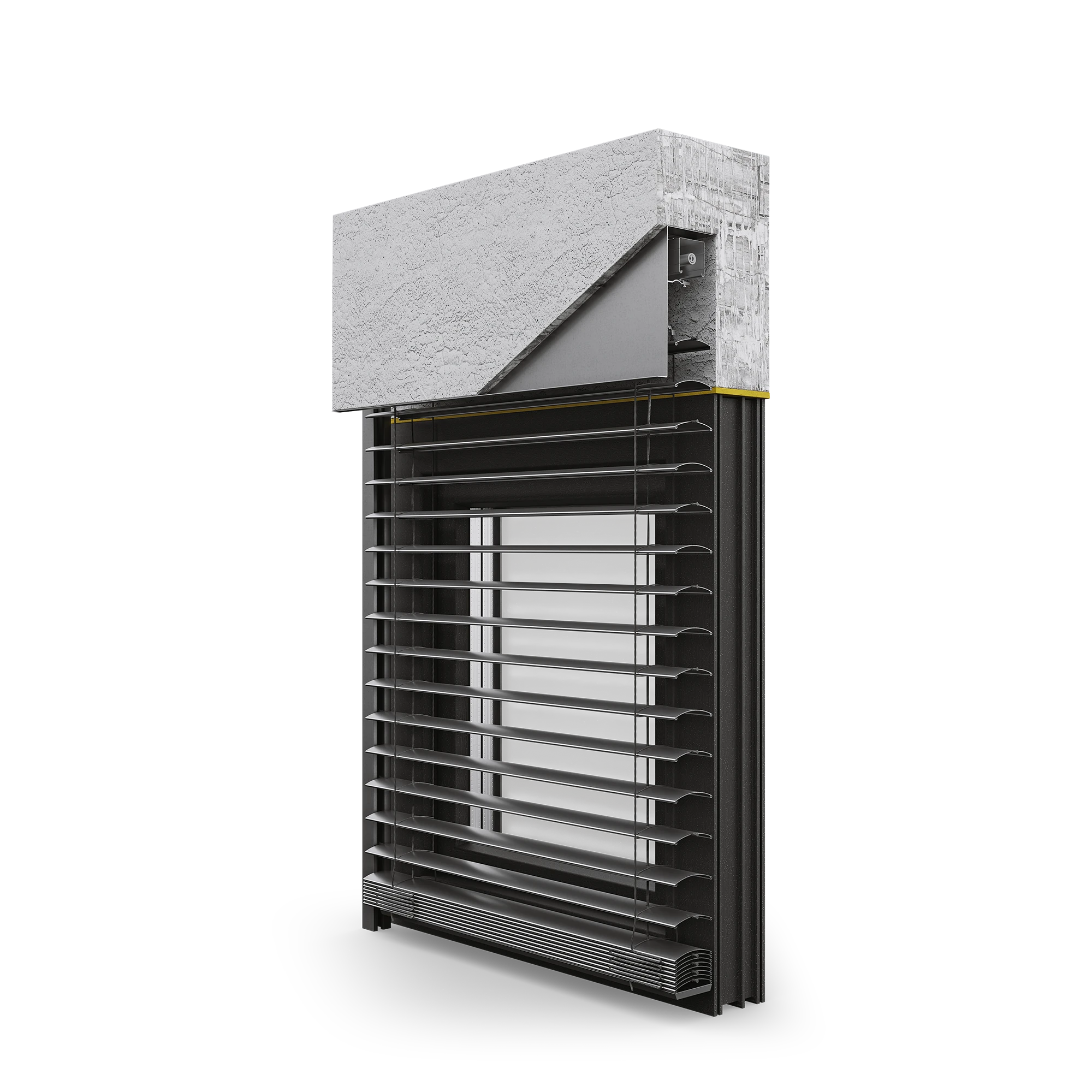 Geveljaloezieën perfect in te passen in de moderne kozijnen en ramen van Maasframe