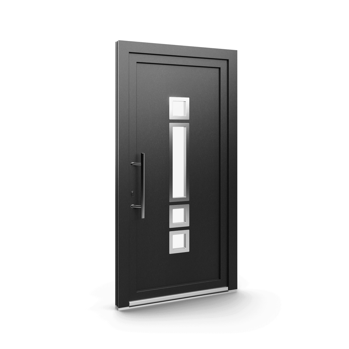 Ekoline PVC Inox Voordeuren Maasframe